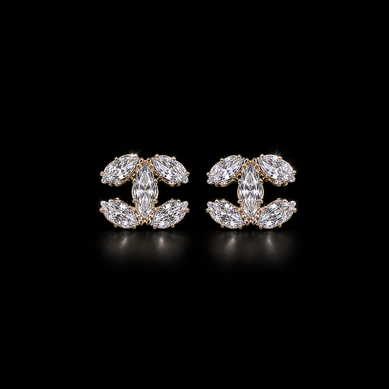 Mini CC Stud Earrings
