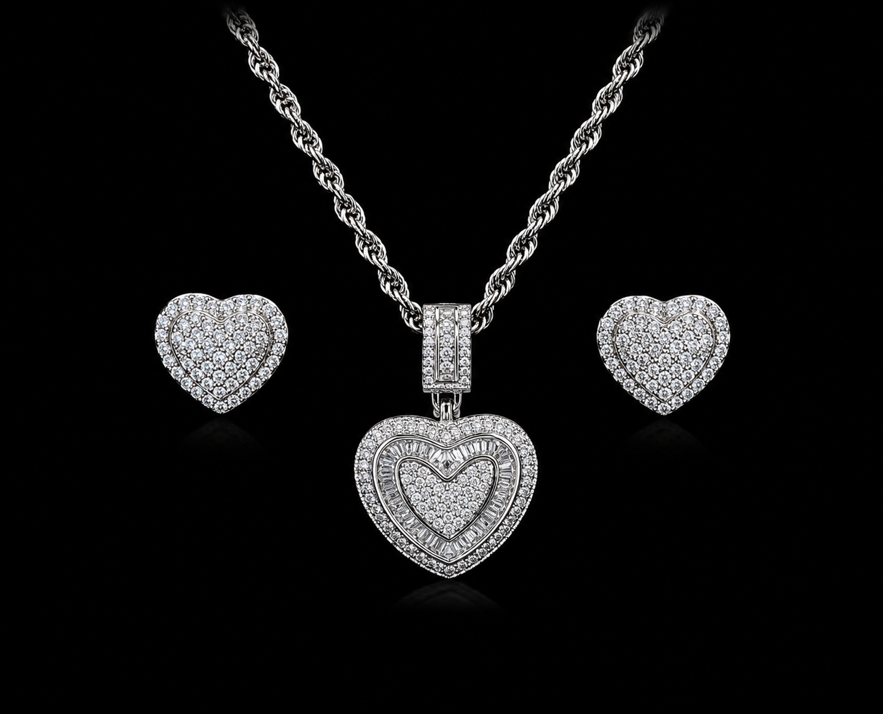 Pavé Iced Set