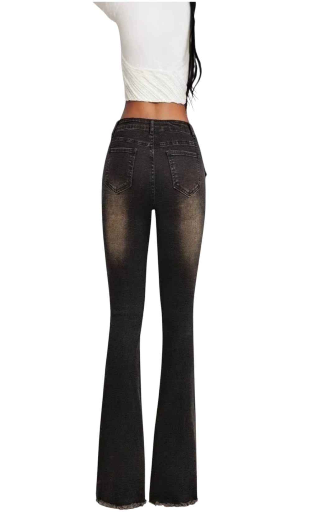 JUDY DENIM FLARE PANTS