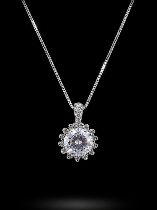 Celeste Forever Necklace Silver