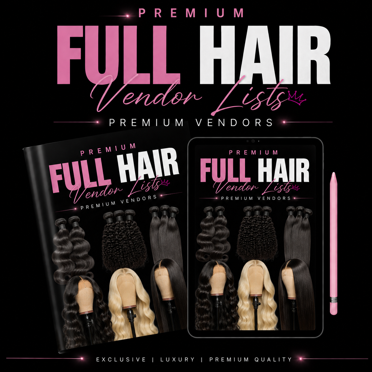 Premium Full Hair Vendor List