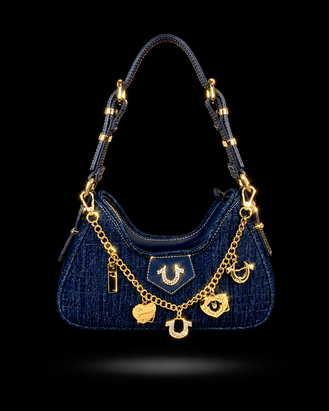 True Religion Authentic Denim Shoulder Bag
