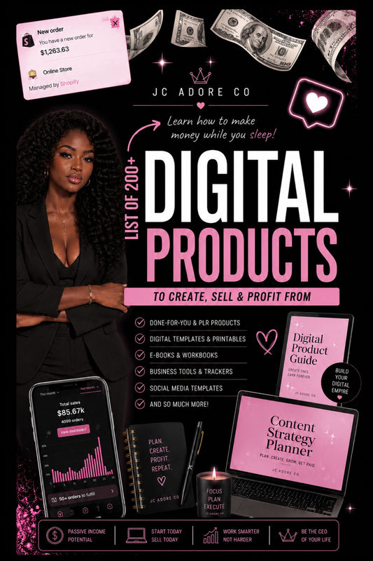 200+ Digital Product Ideas for Beginners | Profitable Online Business Ideas