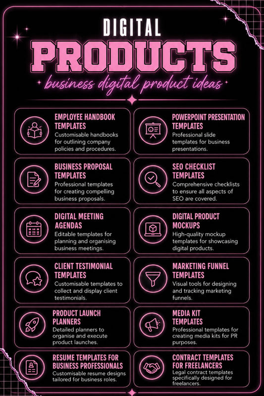 200+ Digital Product Ideas for Beginners | Profitable Online Business Ideas