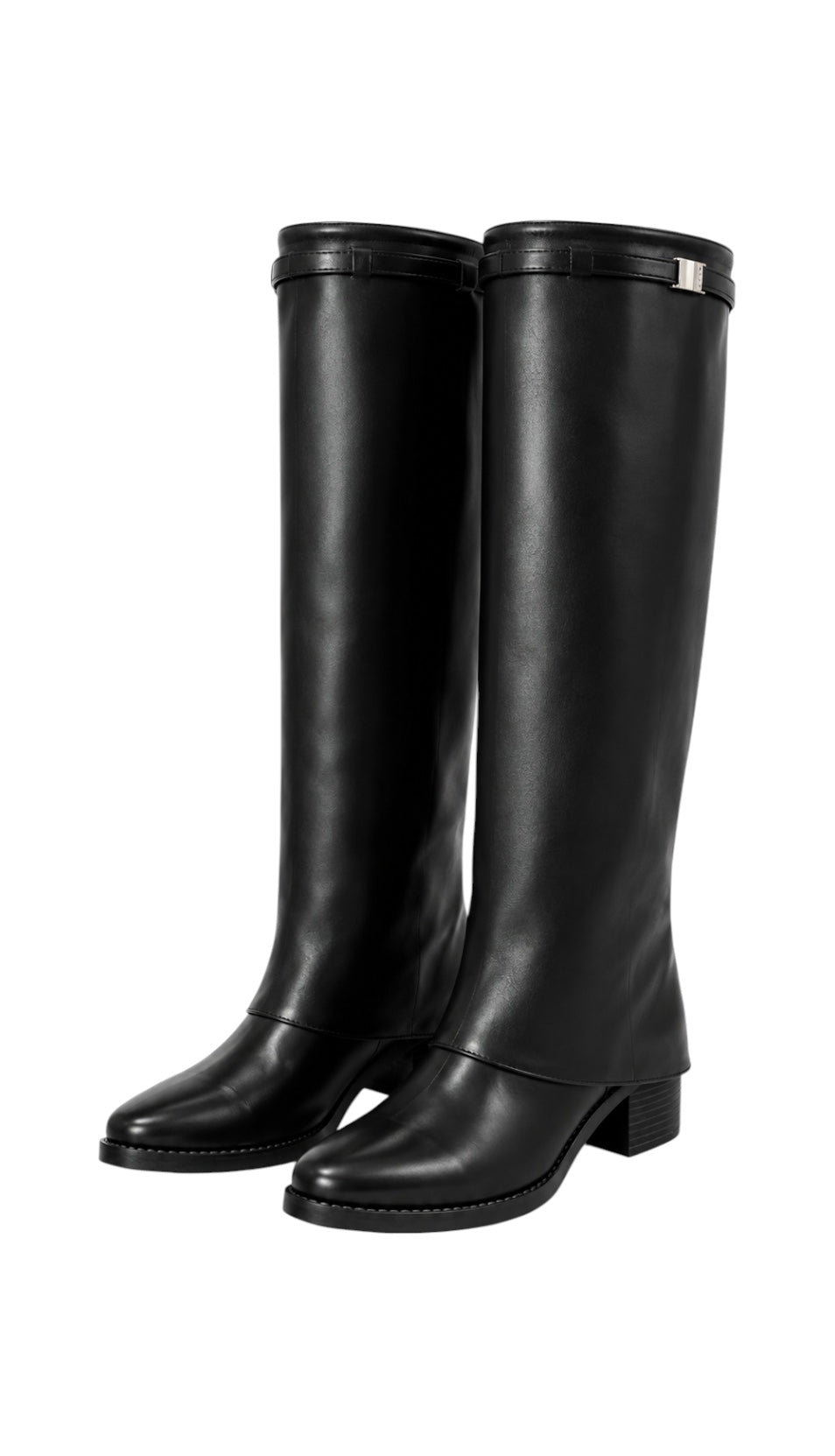KNEE HIGH BLOCK BOOTS