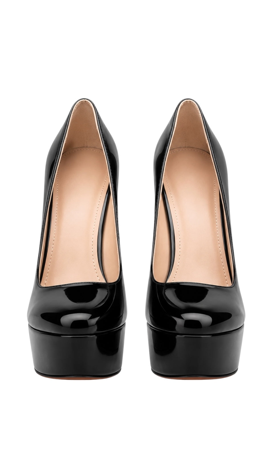 NOIR PLATFORM HEELS