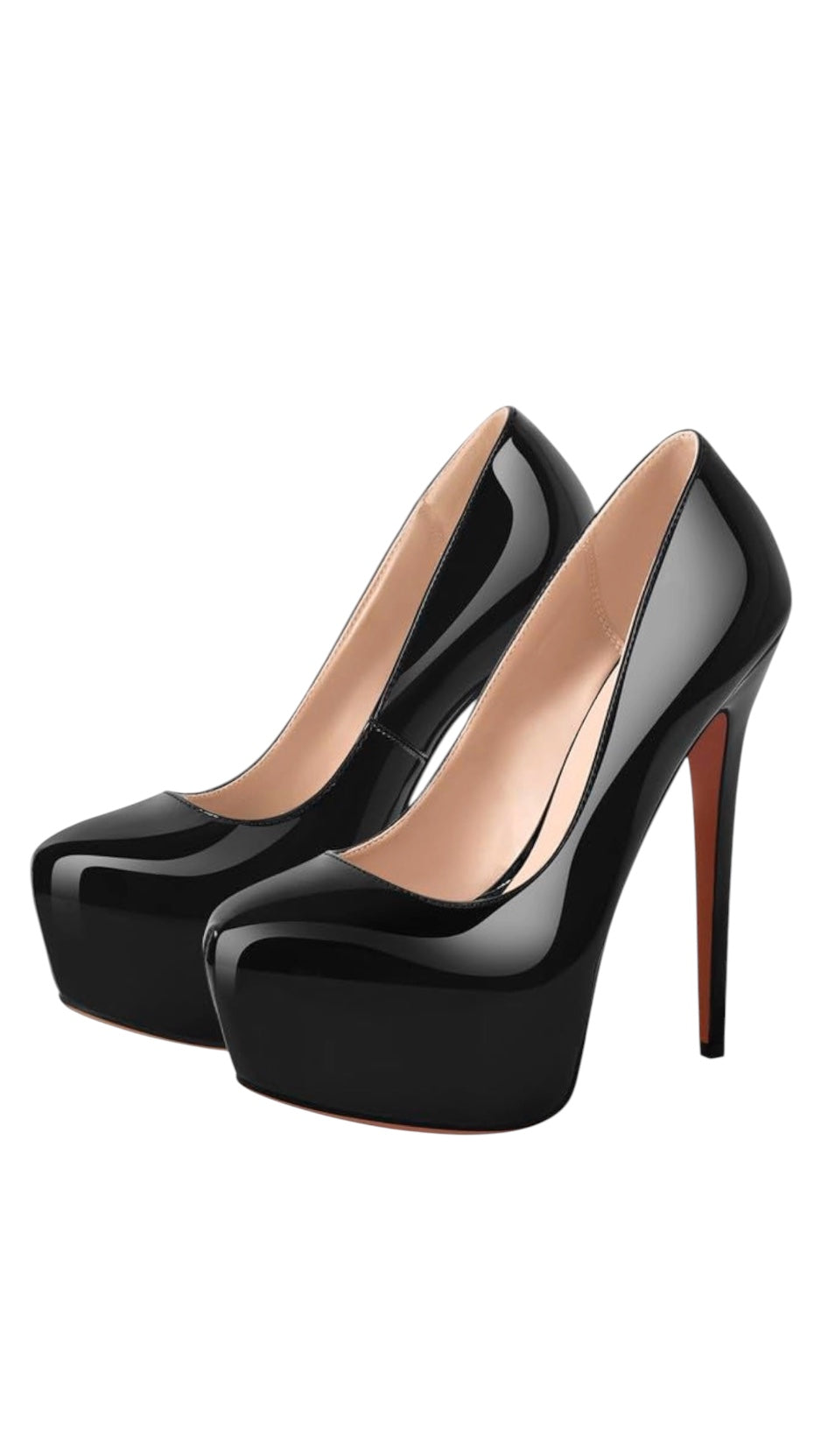 NOIR PLATFORM HEELS