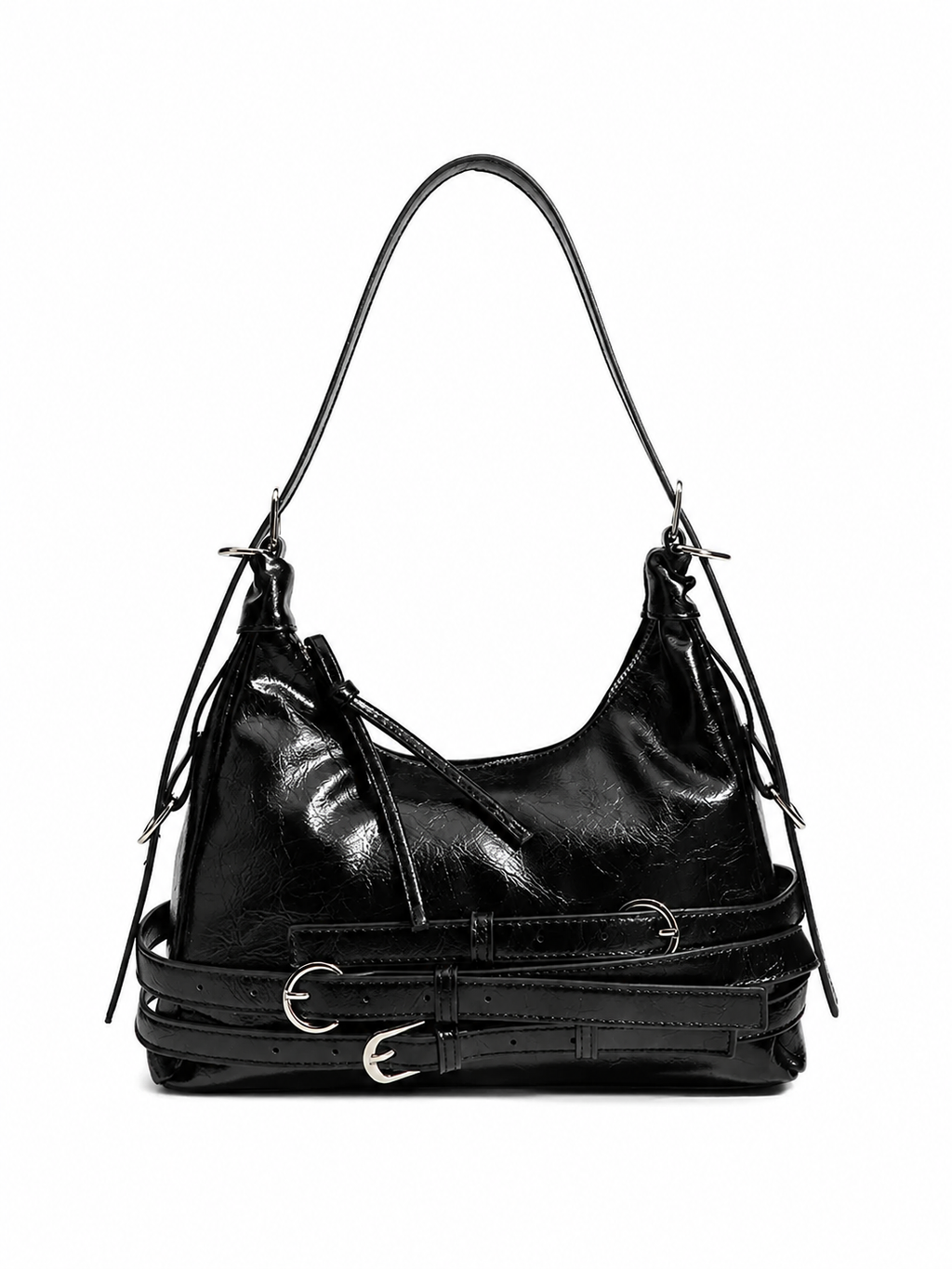 Eclipse Belted Hobo Bag