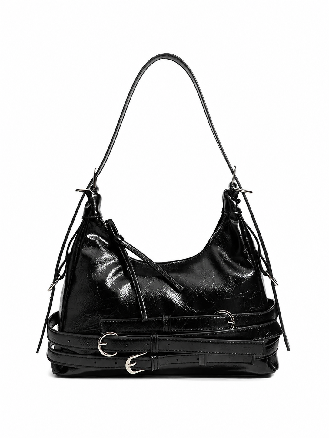 Eclipse Belted Hobo Bag