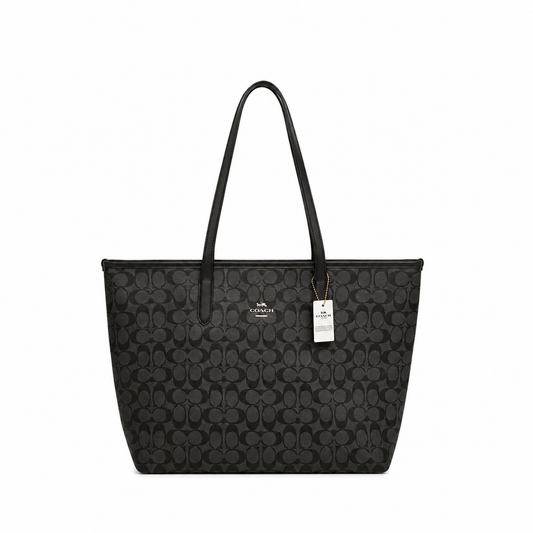 Coach City Tote Bag Black - M