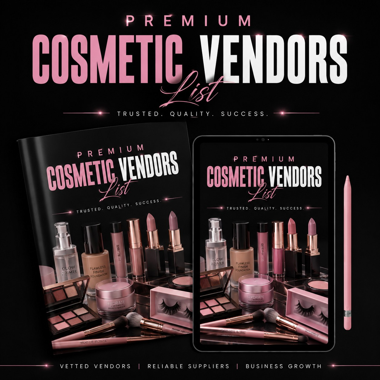 PREMIUM COSMETIC VENDORS LIST