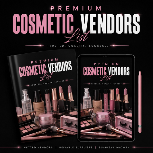 Premium Cosmetic Vendor List