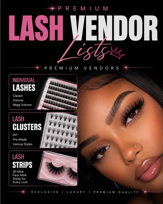 Premium Lash Vendor List | 7 Verified Lash Vendors + Vendor Outreach Guide